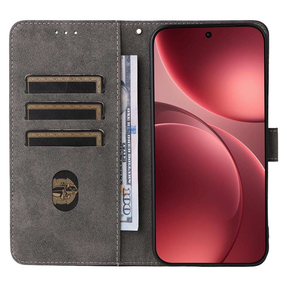 For Oppo Find X9 Pro 5G Case Wallet RFID Blocking PU Leather Phone Cover Stand with Strap