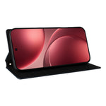 For Oppo Find X9 Pro 5G Case Wallet Rhombus Imprinted PU Leather Phone Cover