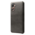 For Samsung Galaxy M36 5G Case Calf Texture PU Leather Hard PC Protective Phone Cover