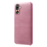 For Samsung Galaxy M36 5G Case Calf Texture PU Leather Hard PC Protective Phone Cover