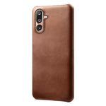 For Samsung Galaxy M36 5G Case Calf Texture PU Leather Hard PC Protective Phone Cover