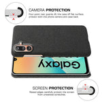Til Samsung Galaxy M36 5G Telefoncover Stoftekstur Anti-ridse Beskyttende PC Bagcover