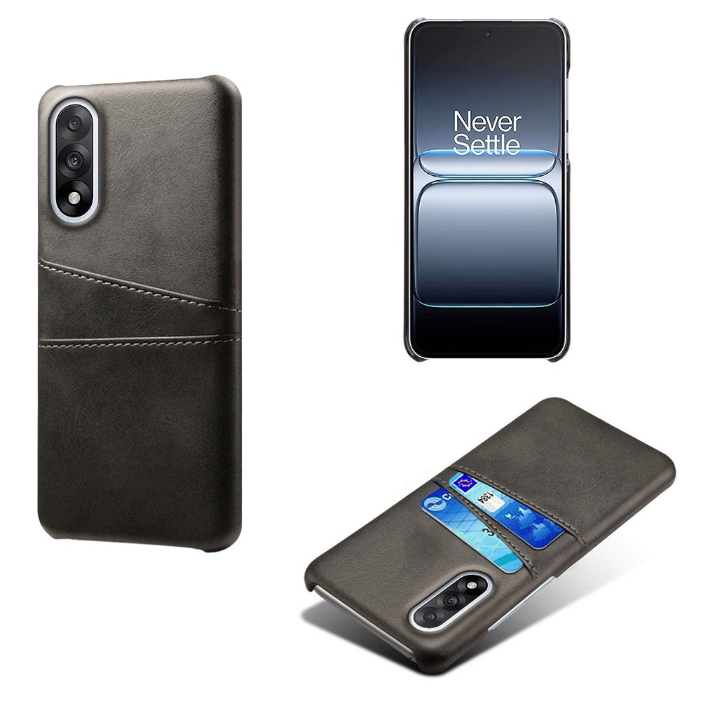 Til OnePlus Nord 5 5G / Ace 5 Ultra 5G Etui Dobbelte kortlommer PU Læder + Hårdt PC Telefoncover