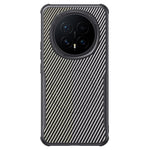 For Honor Magic8 5G Magnetic Case Carbon Fiber PU + PC + Silicone Protective Cover