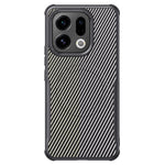 For Oppo Find X9 Pro 5G Magnetic Case Carbon Fiber PU + PC + Silicone Protective Cover