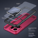 For Oppo Find X9 5G Case PC + TPU Clear Phone Shell with Glass Lens Cover Kickstand