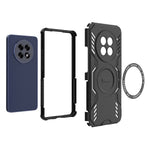 For Oppo F31 Pro+ 5G Magnetic Case Butterfly Armor Hollow Heat Dissipation PC + TPU Phone Cover