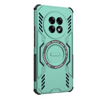 For Oppo F31 Pro+ 5G Magnetic Case Butterfly Armor Hollow Heat Dissipation PC + TPU Phone Cover