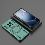 For Oppo F31 Pro+ 5G Magnetic Case Butterfly Armor Hollow Heat Dissipation PC + TPU Phone Cover