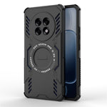 For Oppo F31 Pro+ 5G Magnetic Case Butterfly Armor Hollow Heat Dissipation PC + TPU Phone Cover