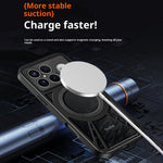 For Xiaomi Redmi K90 5G / Poco F8 Pro 5G Magnetic Case Hollow Heat Dissipation Silicone + PC + Metal Bumper Phone Cover