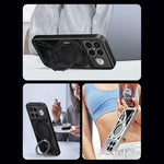 For Xiaomi Redmi K90 5G / Poco F8 Pro 5G Case Magnetic Kickstand Hollow Heat Dissipation Silicone + PC + Metal Bumper Phone Cover