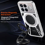 For Xiaomi Redmi K90 Pro Max 5G / Poco F8 Ultra Magnetic Case Hollow Heat Dissipation Silicone + PC + Metal Bumper Phone Cover