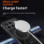 For Xiaomi Redmi K90 Pro Max 5G / Poco F8 Ultra Magnetic Case Hollow Heat Dissipation Silicone + PC + Metal Bumper Phone Cover