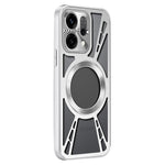 Til Oppo Find X9 5G Magnetisk Etui Hul Varmeafledning Silikone + PC + Metal Bumper Telefoncover