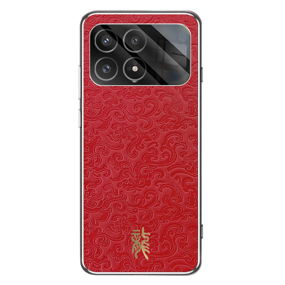 For Xiaomi Redmi K90 5G / Poco F8 Pro 5G Case Loong Pattern Electroplated PC + TPU Shockproof Phone Cover