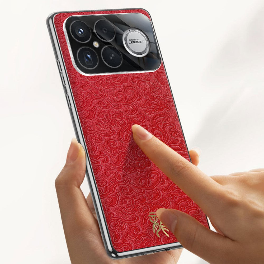 For Xiaomi Redmi K90 5G / Poco F8 Pro 5G Case Loong Pattern Electroplated PC + TPU Shockproof Phone Cover