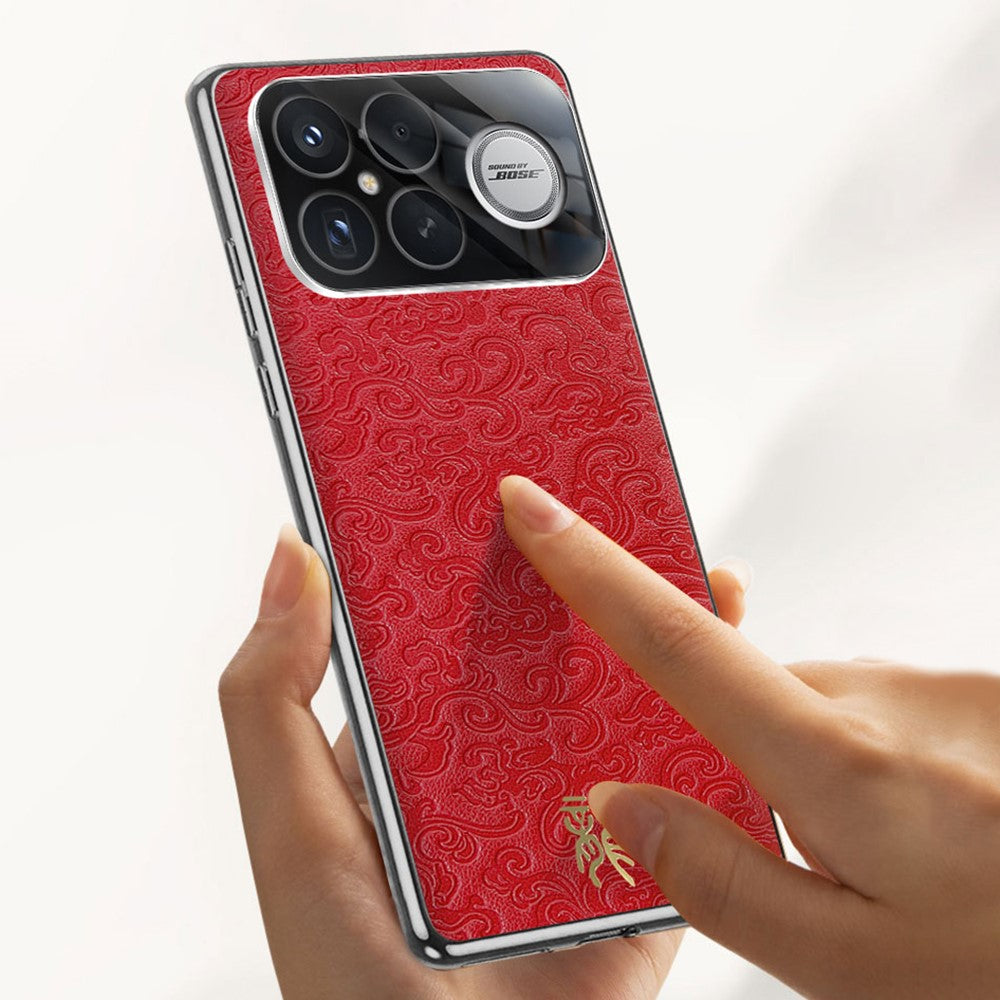 For Xiaomi Redmi K90 Pro Max 5G / Poco F8 Ultra Case Loong Pattern Electroplated PC + TPU Shockproof Phone Cover