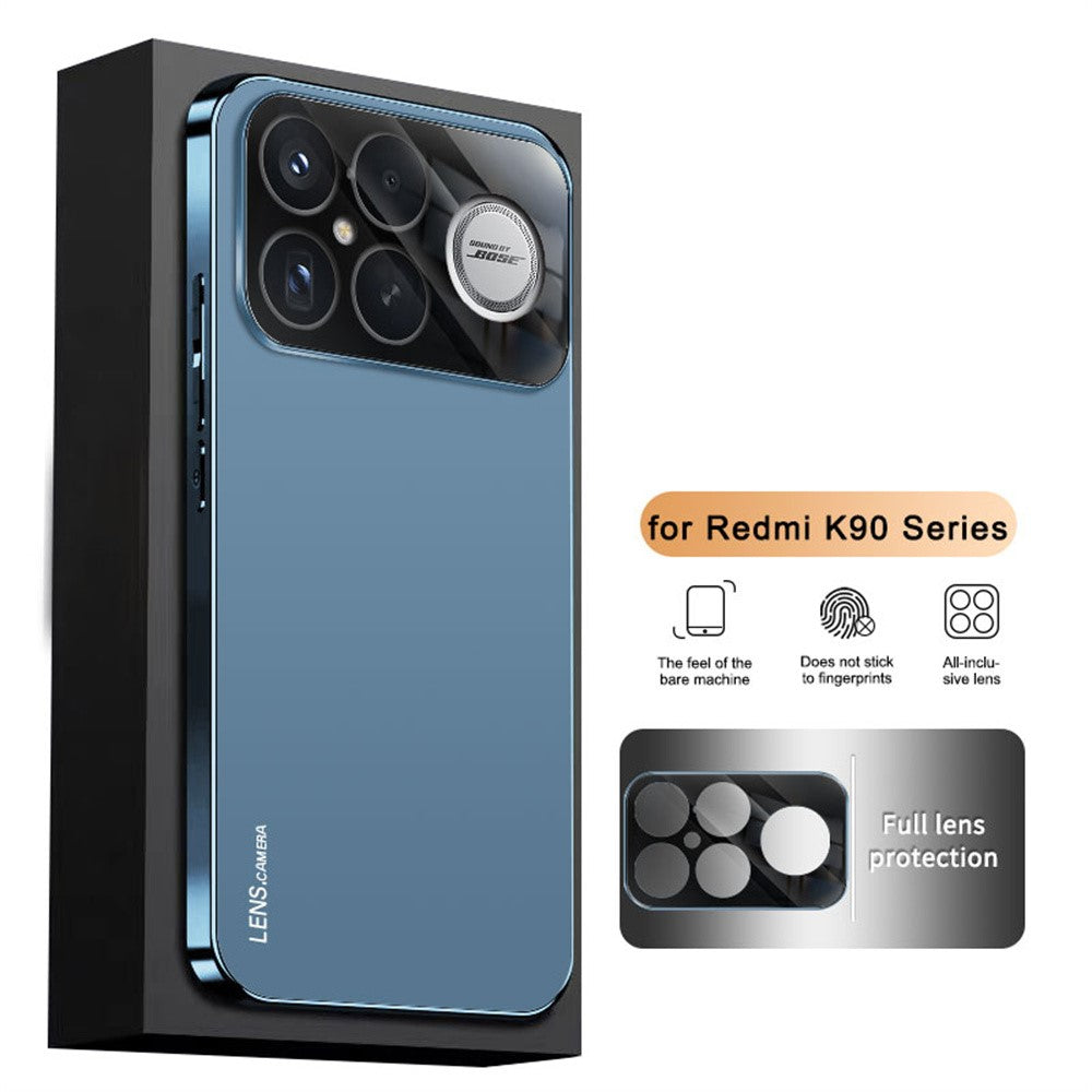 For Xiaomi Redmi K90 5G / Poco F8 Pro 5G Case Acrylic + TPU + Metal Anti-Scratch Phone Cover with Electroplating Frame