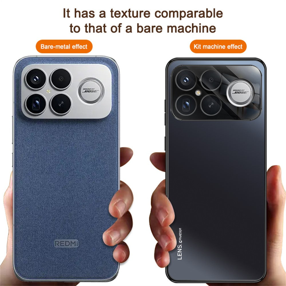 For Xiaomi Redmi K90 5G / Poco F8 Pro 5G Case Acrylic + TPU + Metal Anti-Scratch Phone Cover with Electroplating Frame
