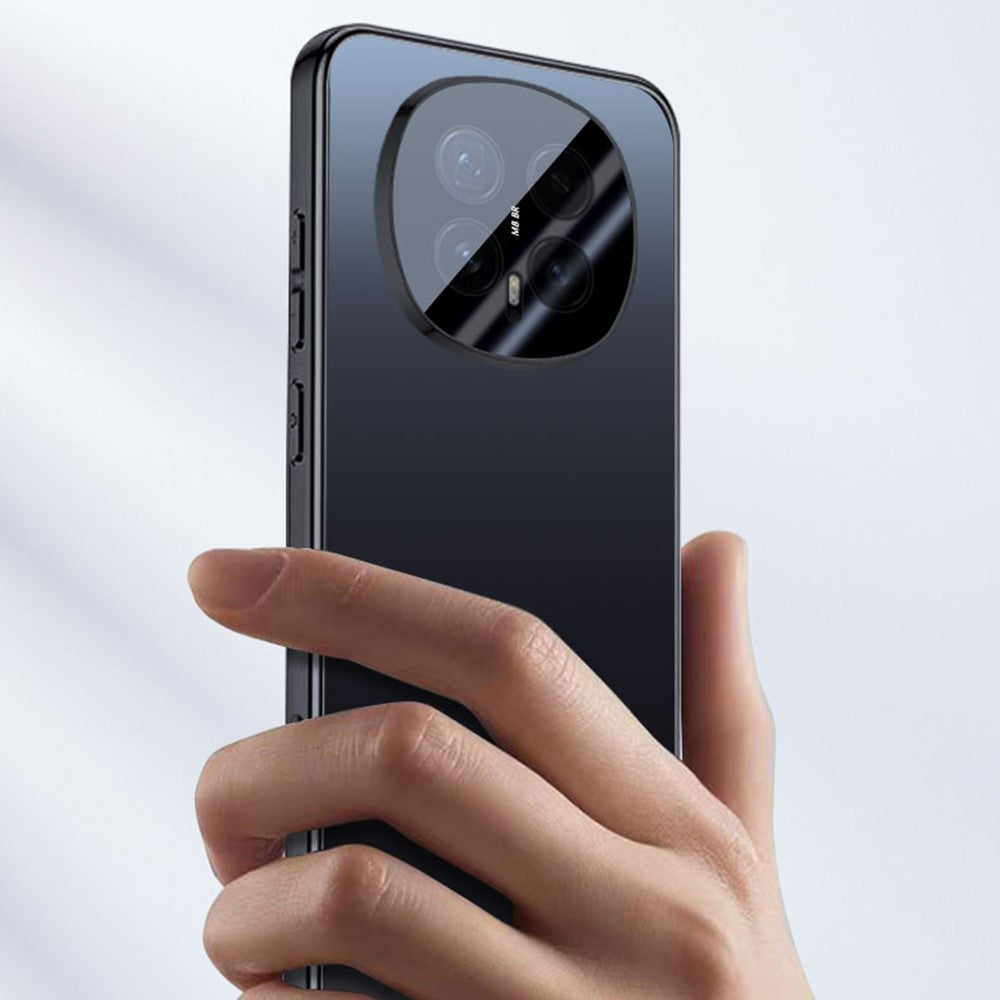 For Honor Magic8 Pro 5G Case Acrylic + TPU + Metal Anti-Scratch Phone Cover with Electroplating Frame