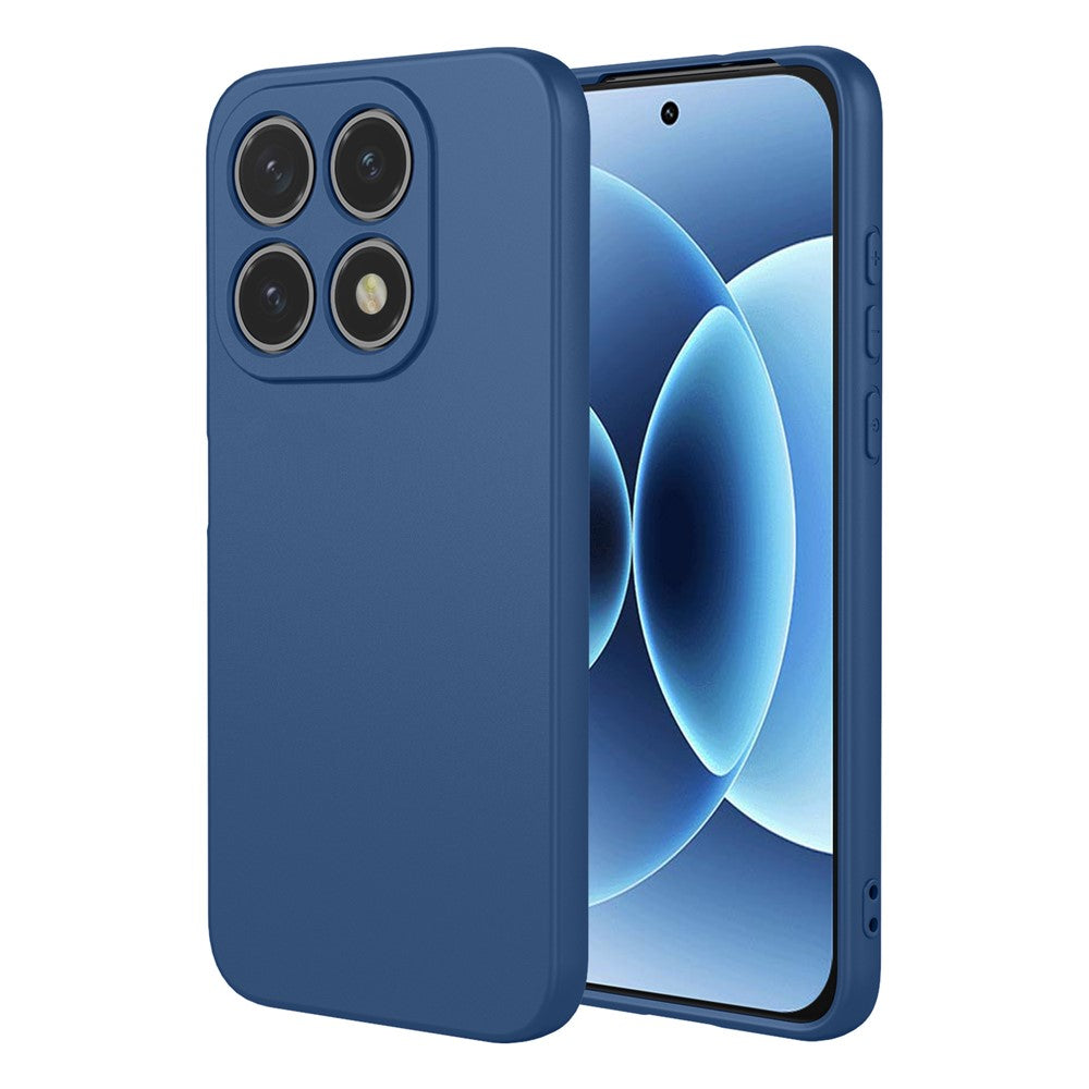 For Xiaomi 17 Case Liquid Silicone Feel Soft TPU Protective Phone Cover
