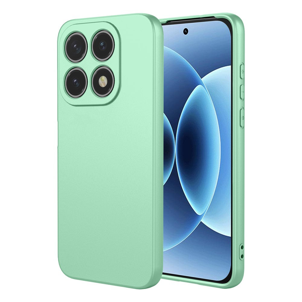 For Xiaomi 17 Case Liquid Silicone Feel Soft TPU Protective Phone Cover