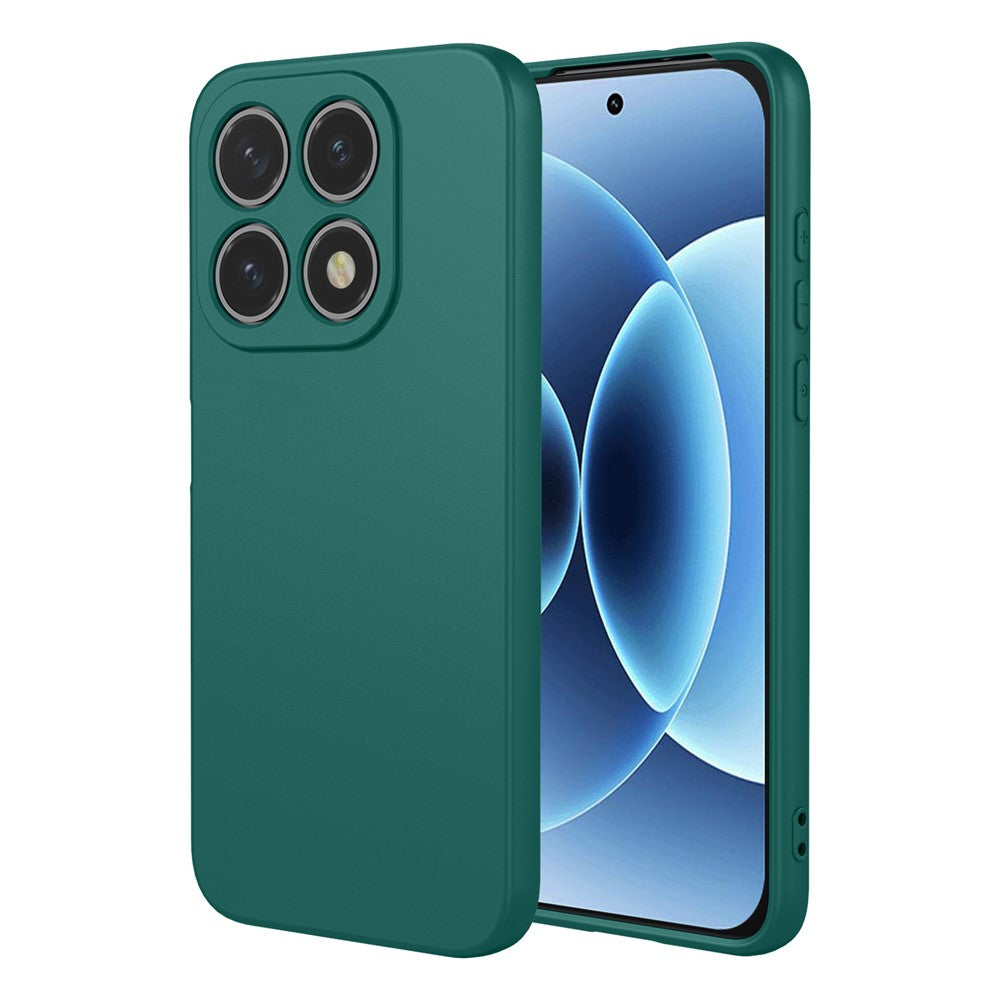 For Xiaomi 17 Case Liquid Silicone Feel Soft TPU Protective Phone Cover