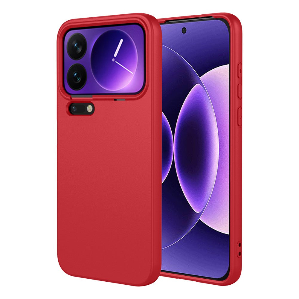 For Xiaomi 17 Pro Case Liquid Silicone Feel Soft TPU Protective Phone Cover