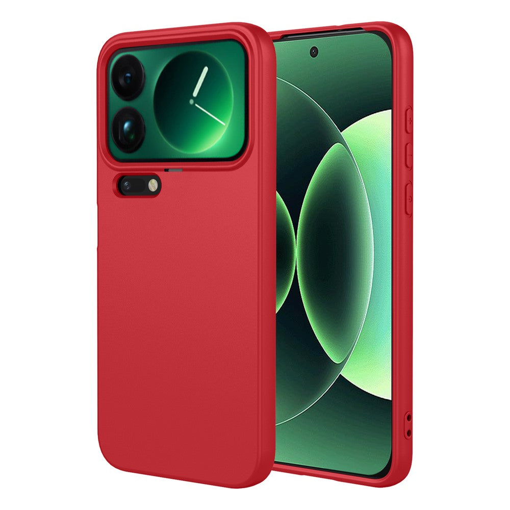 For Xiaomi 17 Pro Max Case Liquid Silicone Feel Soft TPU Protective Phone Cover