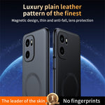 For OnePlus 15R 5G / Ace 6T 5G / Ace 6 5G Magnetic Case Leather Coated TPU + PC Phone Cover