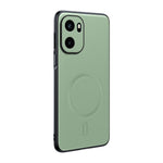 For OnePlus 15R 5G / Ace 6T 5G / Ace 6 5G Magnetic Case Leather Coated TPU + PC Phone Cover