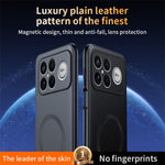 For Xiaomi Redmi K90 Pro Max 5G / Poco F8 Ultra Case Magnetic Case Leather Coated TPU + PC Phone Cover