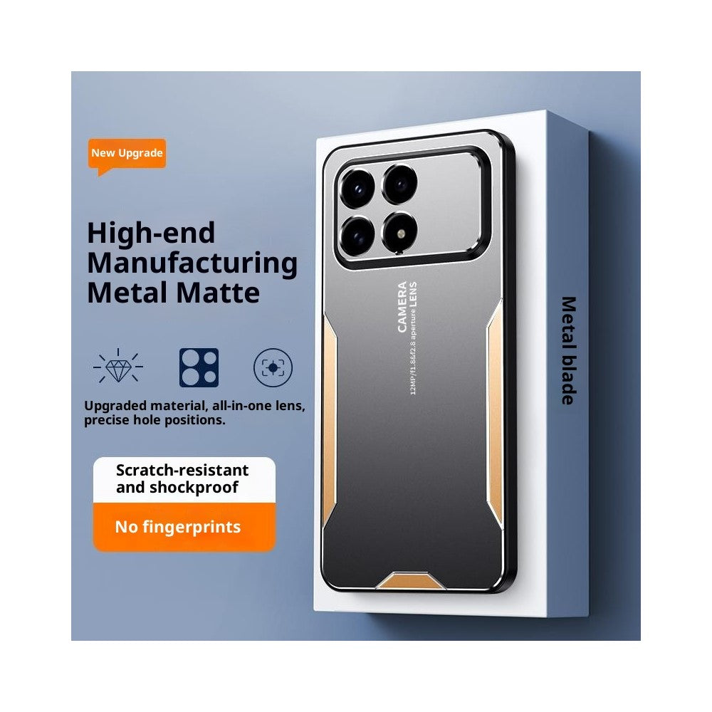 Xiaomi Redmi K90 5G / Poco F8 Pro 5G mobilskal Aluminiumlegering TPU PC Baksida