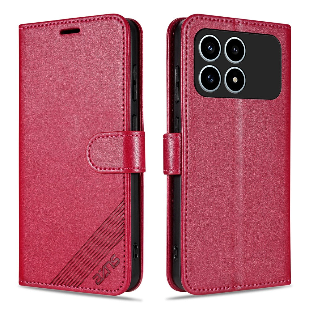 AZNS Phone Case For Xiaomi Redmi K90 5G / Poco F8 Pro 5G Anti-Scratch PU Leather Stand Wallet Cover