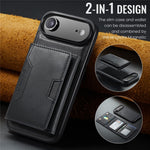 MAGKING K4 Series For iPhone Air Case Compatible with MagSafe Detachable Wallet PU TPU PC Phone Cover