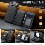 MAGKING K4 Series For iPhone Air Case Compatible with MagSafe Detachable Wallet PU TPU PC Phone Cover