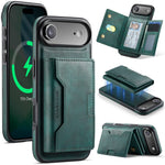 MAGKING K4 Series For iPhone Air Case Compatible with MagSafe Detachable Wallet PU TPU PC Phone Cover