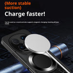 For Honor Magic8 5G Magnetic Case Hollow Heat Dissipation Silicone + PC + Metal Bumper Phone Cover