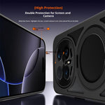 For Honor Magic8 5G Case Magnetic Kickstand Hollow Heat Dissipation Silicone + PC + Metal Bumper Phone Cover