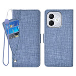 For Honor 400 Lite 5G  /  X70i Case Jean Cloth Texture PU Leather Wallet Phone Cover with Rotating Card Slots