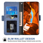 For Honor 400 Lite 5G  /  X70i Case Jean Cloth Texture PU Leather Wallet Phone Cover with Rotating Card Slots