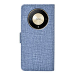 For Honor Magic6 Lite 5G  /  X9b 5G Case Jean Cloth Texture PU Leather Wallet Phone Cover with Rotating Card Slots