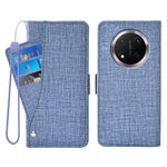 Phone Case For Honor Magic7 Lite 5G  /  X9c 5G  /  X60 Pro 5G Jean Cloth Texture PU Leather Wallet Cover with Rotating Card Slots