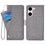 OnePlus Nord CE5 5G / Ace 5 Racing 5G-cover i PU-læder med pung og roterende kortholder