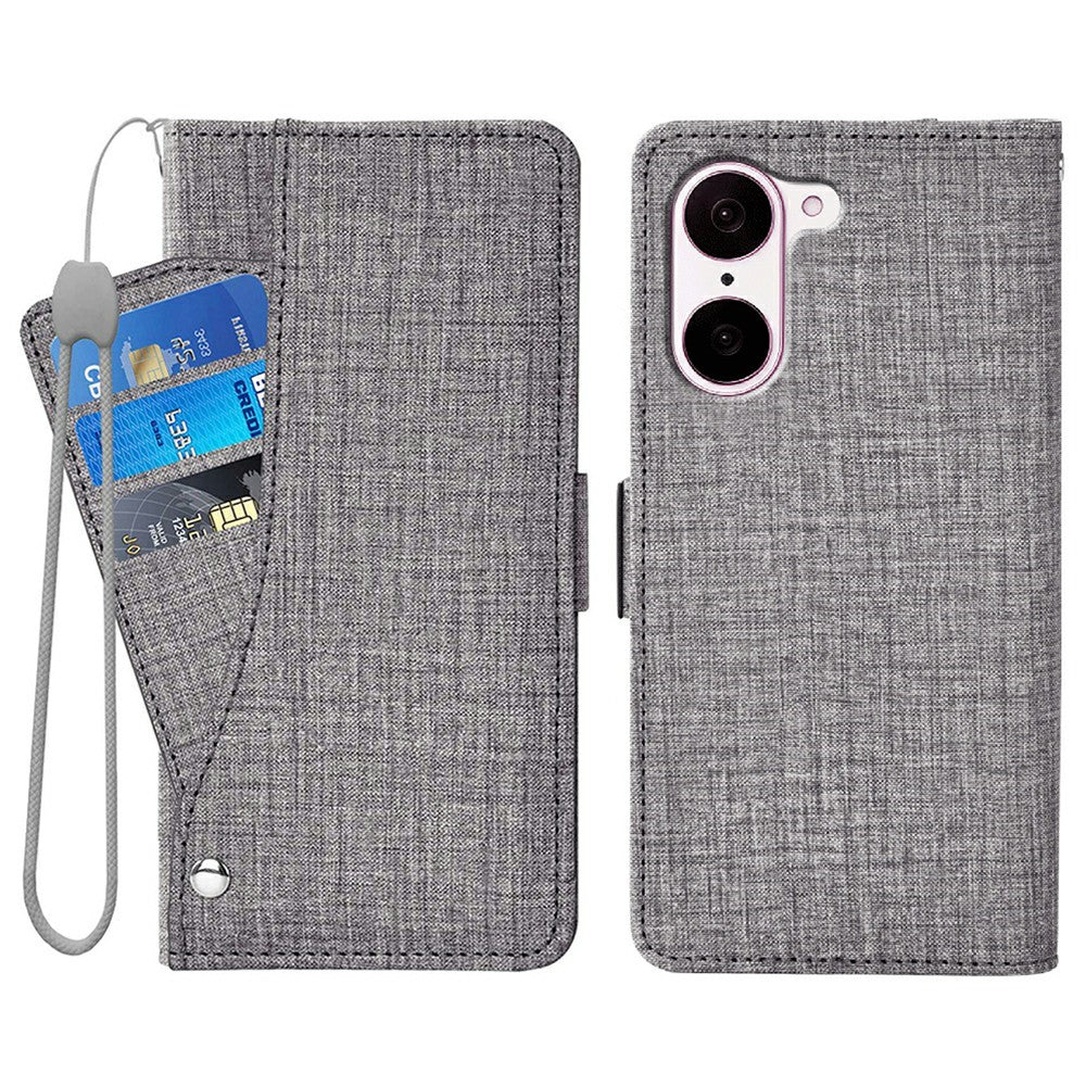 OnePlus Nord CE5 5G / Ace 5 Racing 5G-cover i PU-læder med pung og roterende kortholder