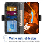 For Honor Magic6 Lite 5G  /  X9b 5G Case Water-ink Painting Wallet PU Leather Phone Cover with Rotating Card Slots