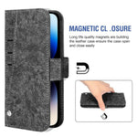 For Honor Magic6 Lite 5G  /  X9b 5G Case Water-ink Painting Wallet PU Leather Phone Cover with Rotating Card Slots