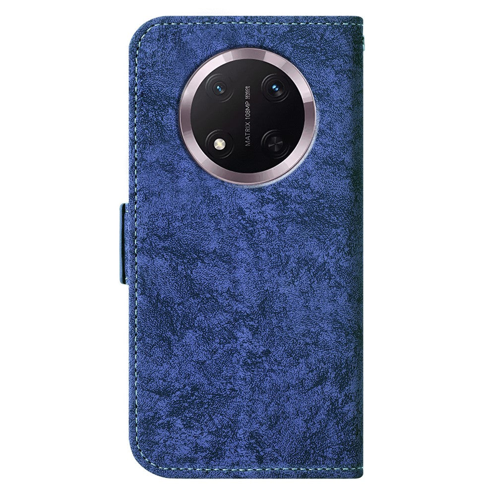 Honor Magic7 Lite 5G / X9c 5G / X60 Pro 5G-cover i akvarelmønstret PU-læder med roterende kortholder