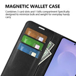 AMORUS For Samsung Galaxy S26 Wallet Case Litchi Texture Shockproof Leather Flip Stand Phone Cover